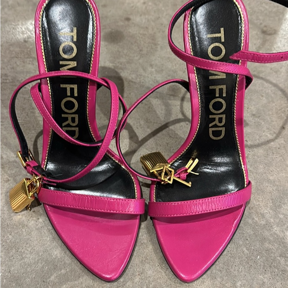 Tom Ford Naked 95 padlock-detailed sandals